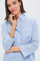 Sky Sheep Sleepwear Button Down PJ Set